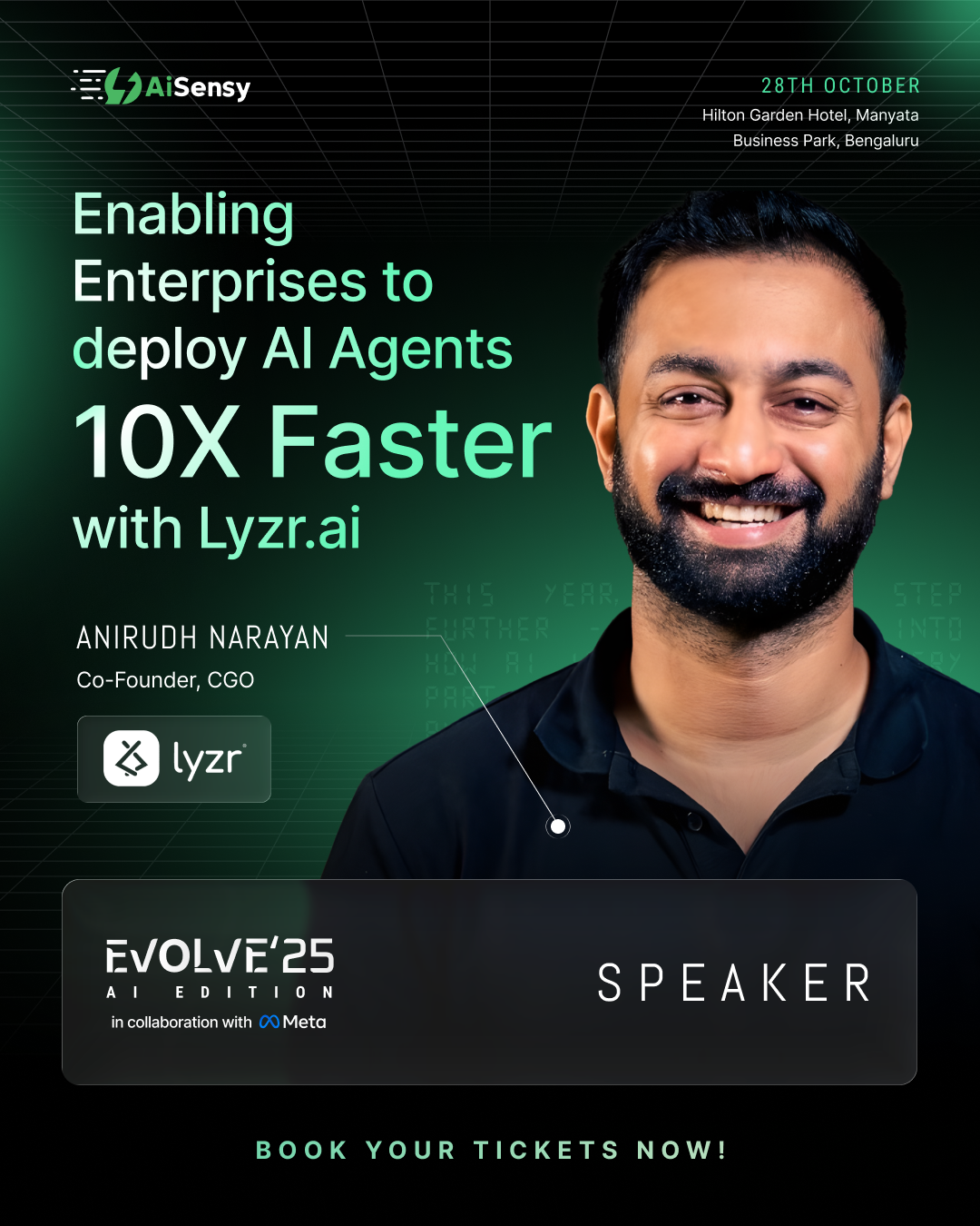 Anirudh Narayan - Co-Founder, CGO at Lyzr.ai