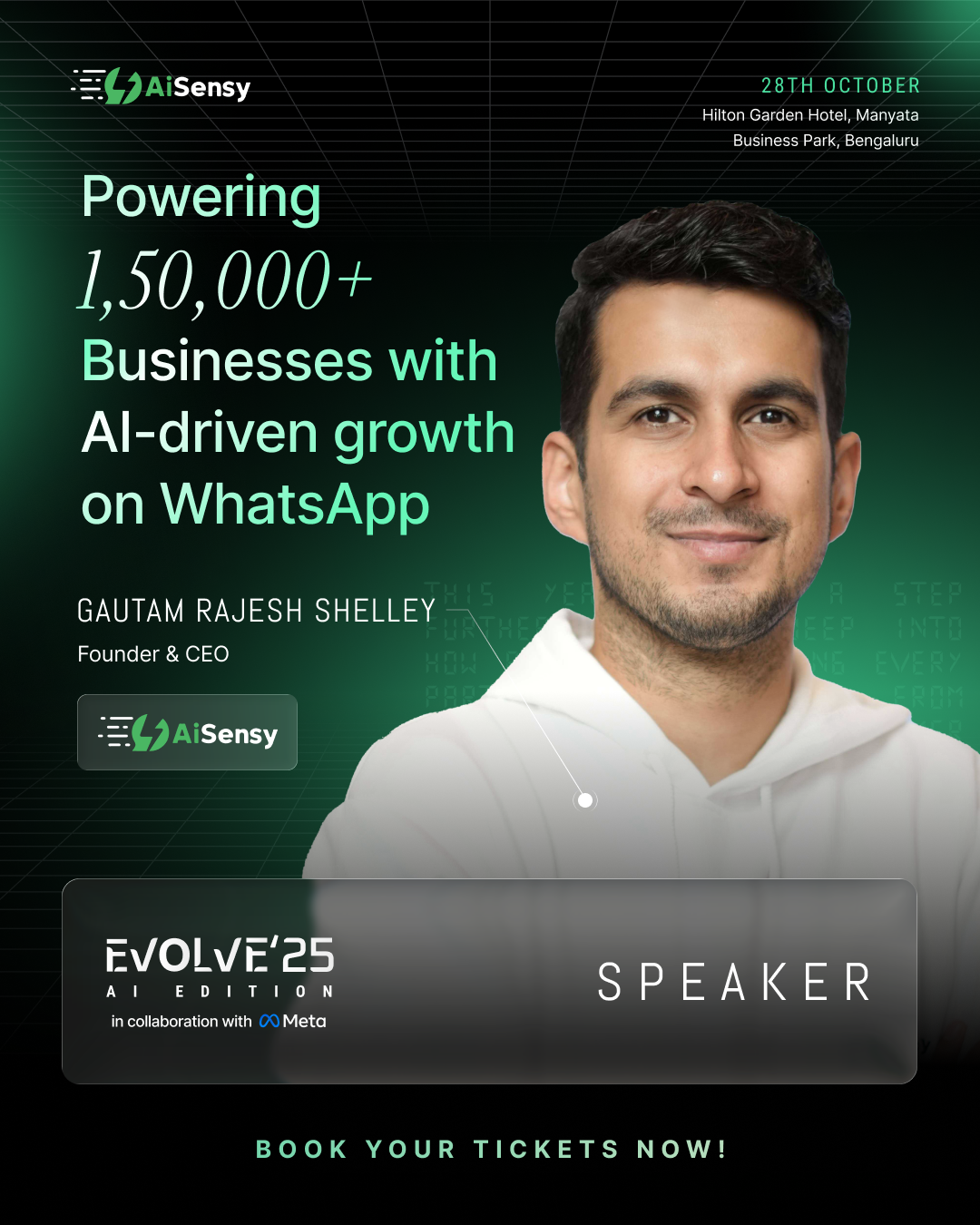 Gautam Rajesh Shelley - Founder & CEO at AiSensy